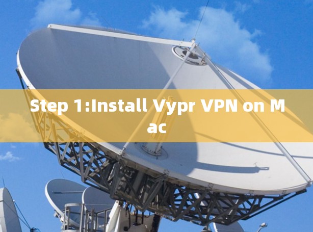 Step 1:Install Vypr VPN on Mac