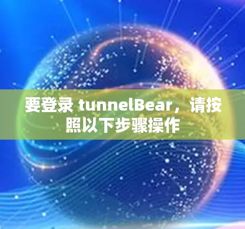 要登录 tunnelBear，请按照以下步骤操作