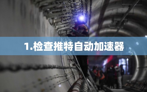 1.检查推特自动加速器 1.检查推特自动加速器