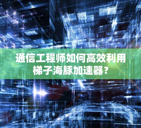 通信工程师如何高效利用梯子海豚加速器？