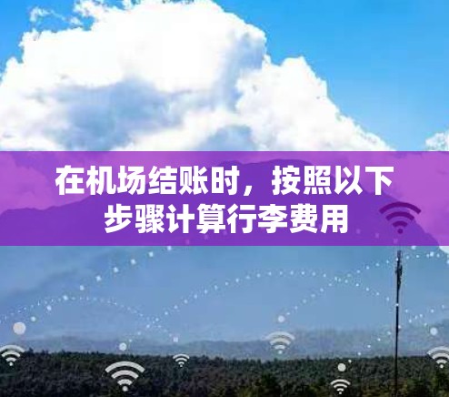 在机场结账时,按照以下步骤计算行李费用 在机场结账时,按照以下步骤计算行李费用