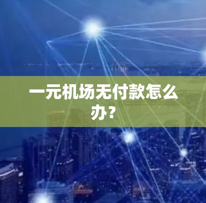 一元机场无付款怎么办? 一元机场无付款怎么办?