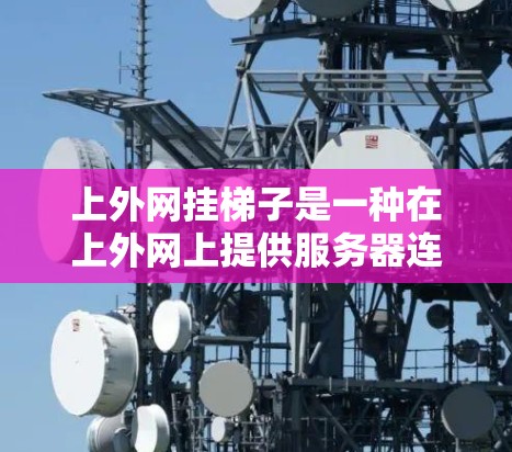 上外网挂梯子是一种在上外网上提供服务器连接功能的服务,通常用于连接到上外网的特定服务器或节点。以下是一些关于上外网挂梯子的详细信息 上外网挂梯子是一种在上外网上提供服务器连接功能的服务,通常用于连接到上外网的特定服务器或节点。以下是一些关于上外网挂梯子的详细信息