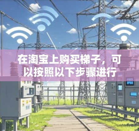 在淘宝上购买梯子，可以按照以下步骤进行