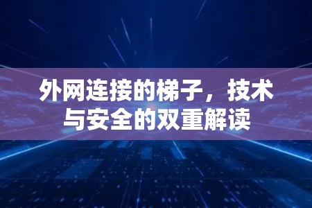 外网连接的梯子,技术与安全的双重解读 外网连接的梯子,技术与安全的双重解读