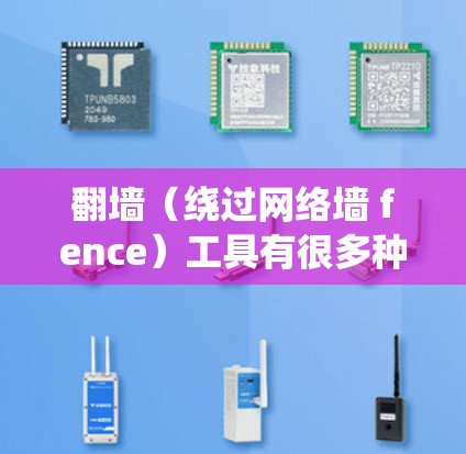 翻墙（绕过网络墙 fence）工具有很多种，根据你的需求和使用的场景选择合适的软件。以下是一些常见的绕过器软件推荐，供你参考